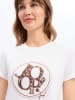 JOOP! T-Shirt in weiß braun
