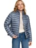 Zero  Steppjacke mit Stehkragen in Flint Stone