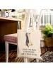 Mr. & Mrs. Panda Jutebeutel Pinguin mHerzieren mit Spruch in Creme
