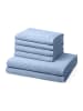 Ross 4 X Handtuch 2 X Duschtuch im Set Vita in Himmelblau