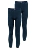 Haasis Bodywear 2er-Set: Hose lang in navy/jeansblau