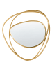 Beliani Wandspiegel COURCY in Gold - (W) 50 x (H) 54 x (L) 3 cm