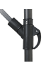 Beliani Ampelschirm CALABRIA II in Beige - (W) 268 x (H) 235 x (L) 268 cm