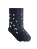 von Jungfeld Motivsocken Seasonal Icon Bundle in Owl/Dachshund/Duck