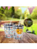 relaxdays 4x Glasbecher "Sport" in Transparent - 350 ml