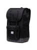 Herschel Little America - Rucksack 16" 49.5 cm in black winter plaid