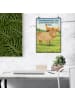 Mr. & Mrs. Panda Plakat Sternzeichen Stier Design mit Spruch in Weiß