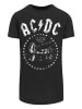 F4NT4STIC Long Cut T-Shirt PLUS SIZE ACDC We Salute You Cannon in schwarz