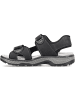 rieker Outdoor Sandalen für Damen in schwarz