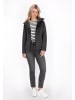Schmuddelwedda Jacket in dark grey melange