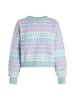 IZIA Damen Pullover in Mint Mehrfarbig