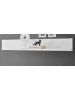 Furn.Design Wandboard weiß matt, Wandregal 150 cm
