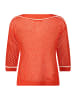 Betty Barclay Lochstrick-Pullover mit Strickdetails in Patch Red/White