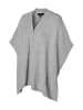 Mart Visser Ayla Lurex Poncho Grau / Silber