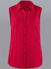 Sieh an! Bluse ohne Arm in rot
