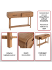 MCW Konsolentisch M47 Schublade, Akazie Massiv-Holz gebeizt, Standard