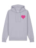 wat? Apparel Sweatshirt Pink Heart in Lavender