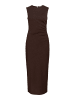 Vila Maxikleid in Coffee Bean1