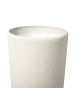 Beliani 2-tlg Outdoor Blumentopf ABDERA in Beige