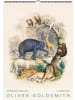 Favoritenpresse Kalender - Historische Tiertafeln von Oliver Goldsmith. Wandkalender 2026