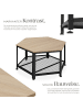 tectake Beistelltisch Norwich 86,5x75x46,5cm
