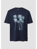 QS T-Shirt in 58D2_tiefblau