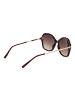 Guess Damen Sonnenbrillen Schmetterling Braun