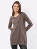 WITT WEIDEN Long-Sweatshirt in dunkeltaupe
