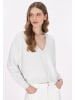 DreiMaster Women Sweatshirt in offwhite melange