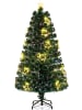 COSTWAY Künstlicher Weihnachtsbaum mit Beleuchtung in Grün