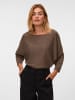 Vero Moda Strickpullover in Morel