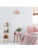 relaxdays Blumentreppe in Weiß - (B)41 x (H)160 x (T)50 cm