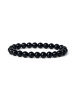 Bungsa Perlenarmband in Obsidian