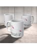 Mr. & Mrs. Panda Kindertasse Einhorn Yoga mit Spruch in Weiß