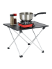 relaxdays Campingtisch in Schwarz - (B)39 x (H)32 x (T)34 cm