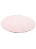 Pergamon Fellteppich Plush Rund in rosa
