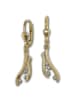GoldDream Echtgold, 333er Gelbgold Damen Ohrhänger Ranke Ohrring ca. 33mm