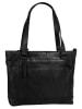 SPIKES & SPARROW Shopper echt Leder in schwarz