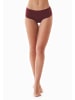 Organication Panty "KARINNA" 3er-Pack in Bordeaux