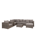 ebuy24 Sofa-set Calvi 4-teilig Kubu 318 x 169 cm