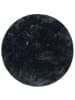 Snapstyle Hochflor-Teppich Feeling Mix Rund in anthrazit