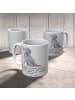 Mr. & Mrs. Panda Kaffeetasse Gordon Setter Freude mit Spruch in Grau Pastell