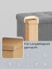 SONGMICS Sitzbank Minota in Hellgrau - (B)76.1 x (H)38.1 x (T)38.1 cm