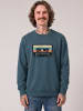 wat? Apparel Sweatshirt Retro Kassette in Petrol