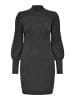 ONLY Langarm Mini Strickkleid Rundhals Pullover Shirt ONLKATIA in Grau