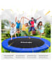 tectake Trampolin Garfunky inklusive Einstiegsleiter, schwarz/blau