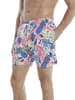 BLACKSPADE Fits perfect Badeshorts Medium Pattern mit kurzem Bein in Tropic Colorful Pattern