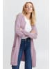 PULZ Jeans Strickjacke in lila