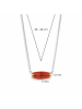 Ti Sento Milano Halskette The Red Golden Pendant in hellrot