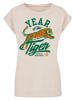 F4NT4STIC T-Shirt Stranger Things Hawkins Year of The Tiger 86 in Whitesand